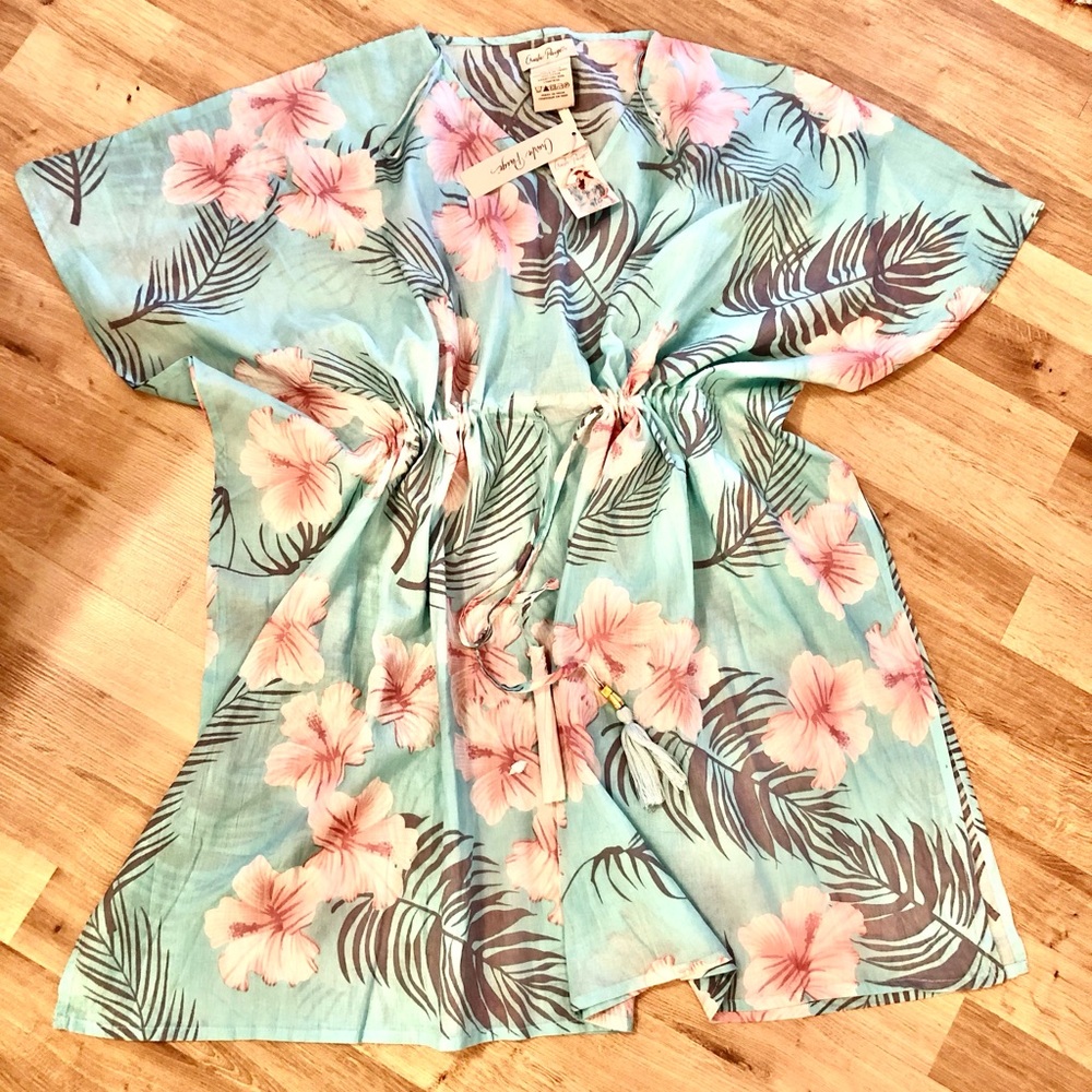 COPY - Charlie Paige NWT Beach Coverup One Size 100% Cotton Made in India